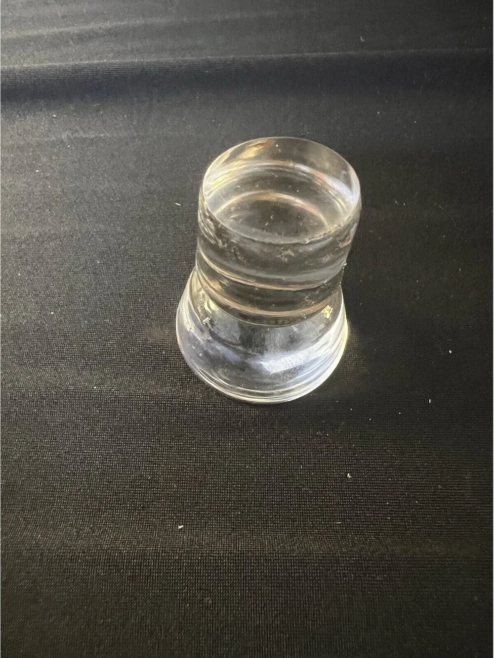 Vintage Solid Clear Glass Wine Bottle Stopper